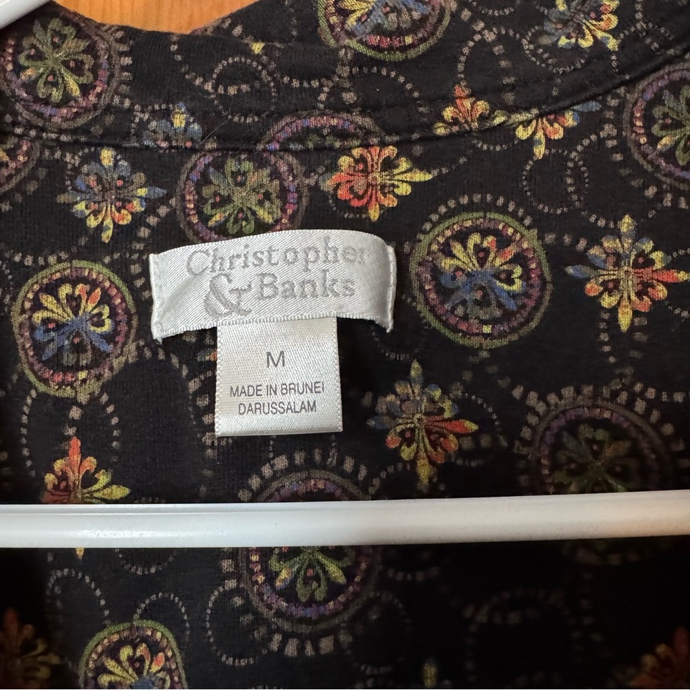 Christopher & Banks Multicolor Patterned Top - Picture 4 of 5